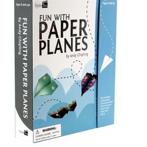 Fun with paper planes kit origami airplanes 40 sheets by Spice box